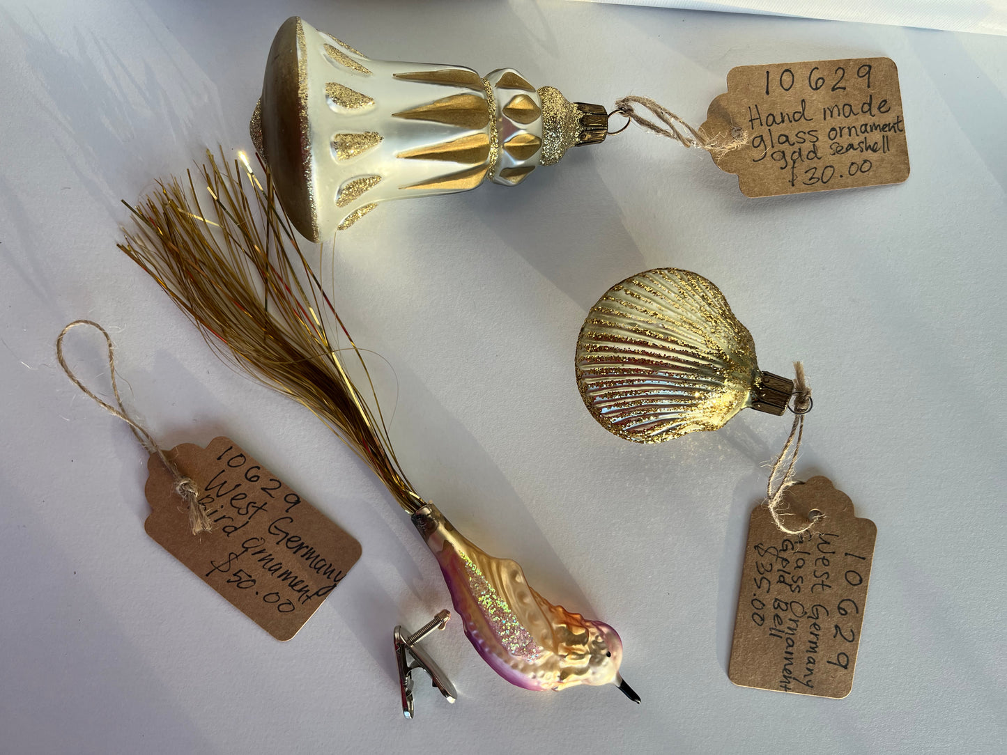 Ornaments Gold Tones