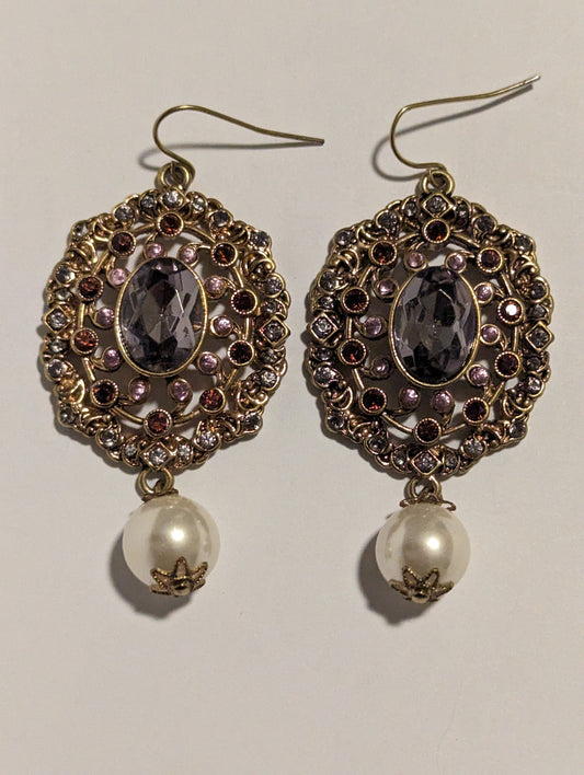 Costume Jewelry Pearl Earrings