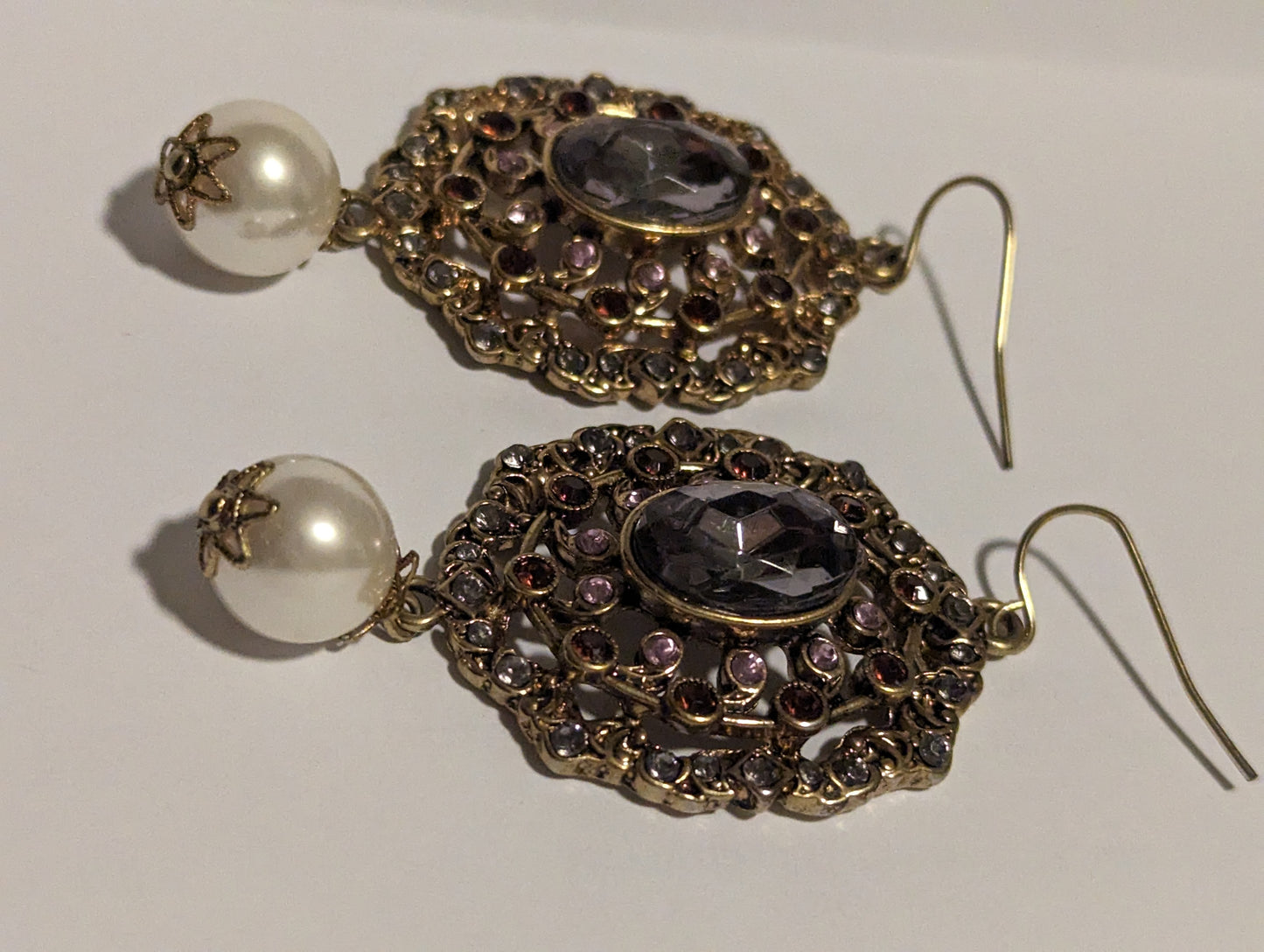 Costume Jewelry Pearl Earrings