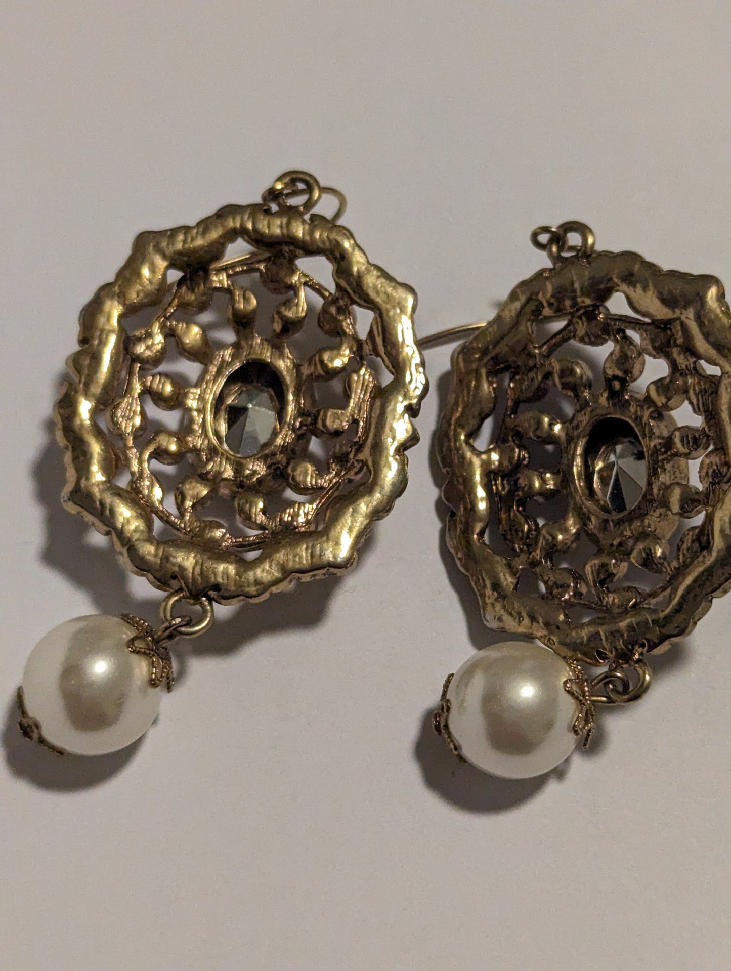 Costume Jewelry Pearl Earrings