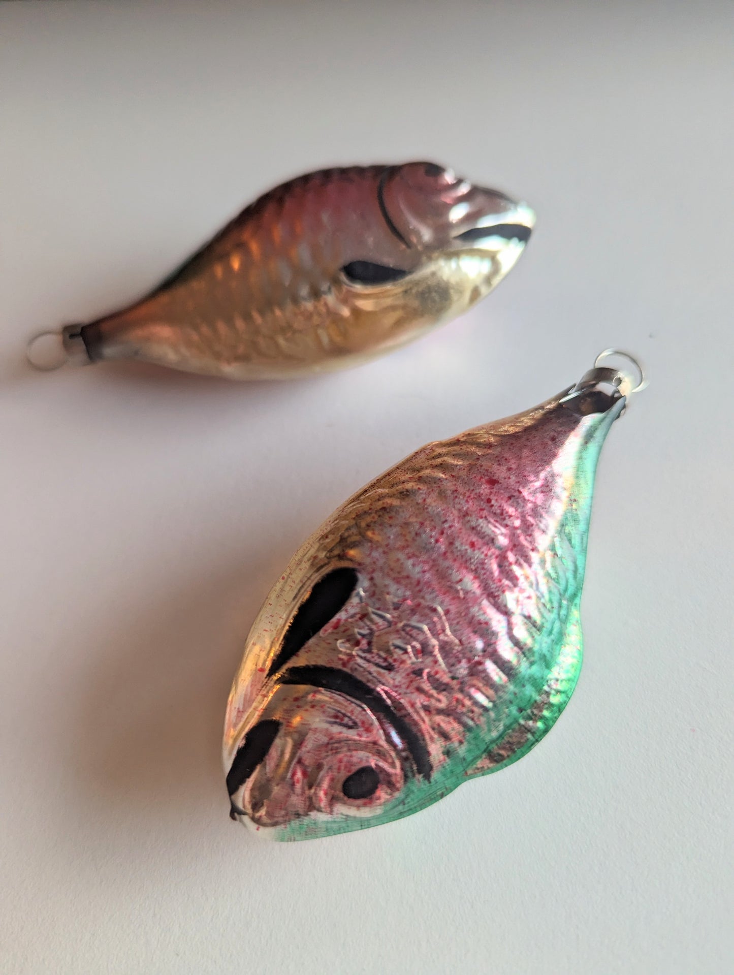 Set of Pink & Light Green Fish